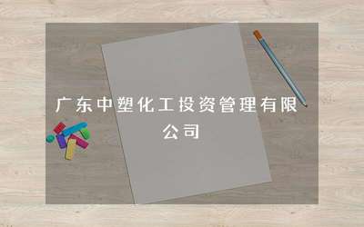 广东中塑化工投资管理